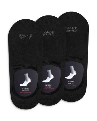 Step Cotton Blend Solid High Cut No Show Socks, Pack of 3