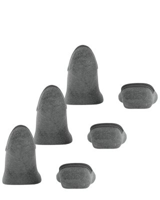 Step Cotton Blend Solid High Cut No Show Socks, Pack of 3