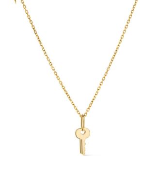 Ana Luisa - Gold Pendant Necklace - Key Charm Necklace