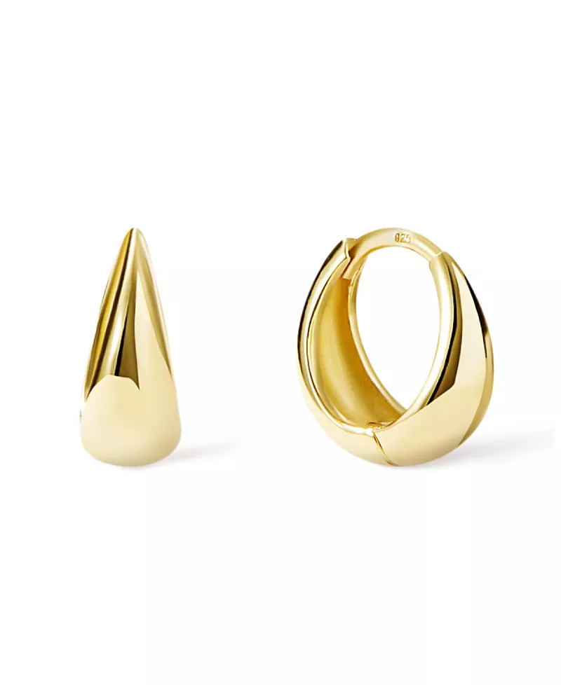 Ana Luisa Bold Huggie Hoops - Nate