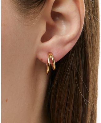  Double Hoop Earrings - Scarlett