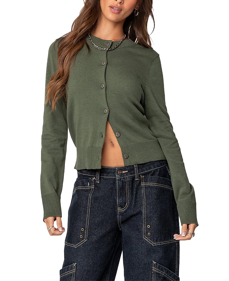 Edikted Hollie Button Up Cardigan