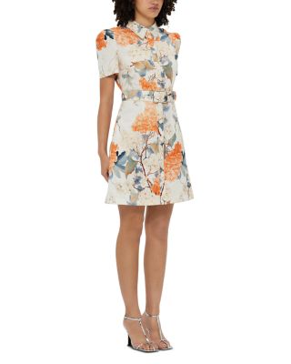 Bronte Floral Belted Mini Dress