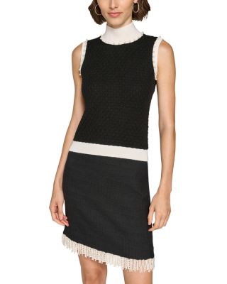 KARL LAGERFELD PARIS - Embellished Sleeveless Sweater