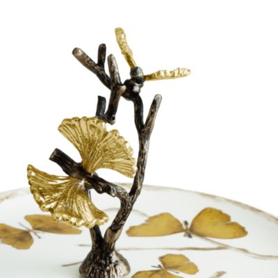 Butterfly Ginkgo 2 Tier Etagere