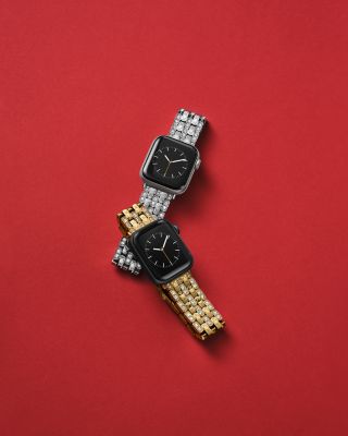 Apple Watch&reg; Stainless Steel & Crystal Bracelet, 38/40/41mm