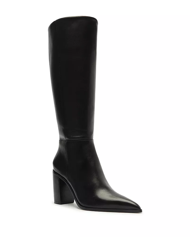 Schutz Women's Mikki Up Block Heel Boots