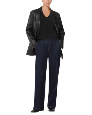 Chenille V Neck Knit Sweater