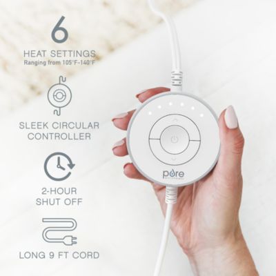 PureRadiance Lumbar &amp; Abdominal Luxury Heating Pad