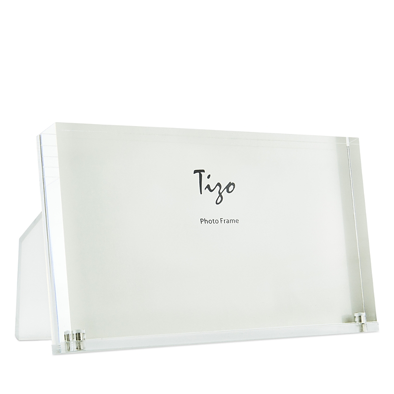 Tizo Clear Lucite Picture Frame With Clear Lucite Easel Back, 6 X 4