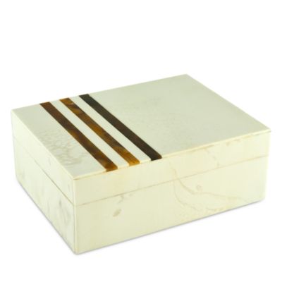 Faux Horn Keepsake Box