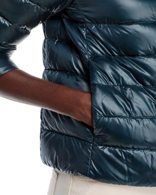 Sofia Iconico Cropped Down Puffer Coat