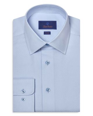 Trim Fit Diamond Dobby Dress Shirt