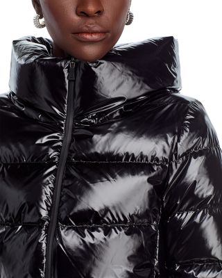 Laminar Glazed Hooded Puffer Jacket