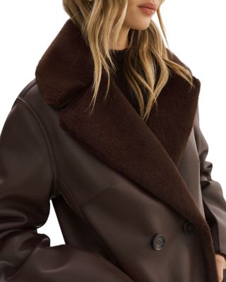 LAMARQUE Camille Reversible Coat | Bloomingdale's