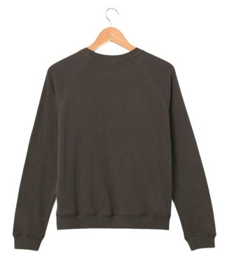 Women's NFL Seattle Seahawks Flocked Raglan Crew Fleece Sweatshirt