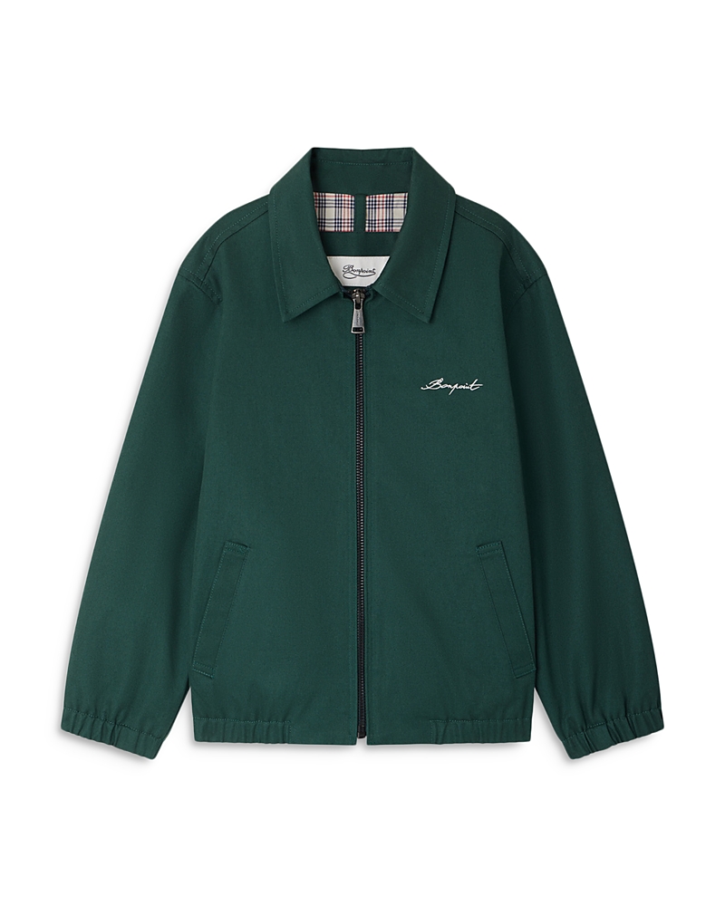 Bonpoint Boys' Emilien Blouson Jacket - Little Kid, Big Kid In Vert Sapin