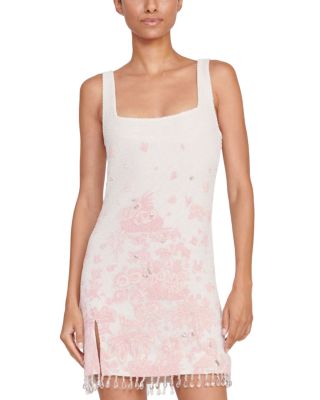 STAUD - Le Sable Beaded Mini Dress