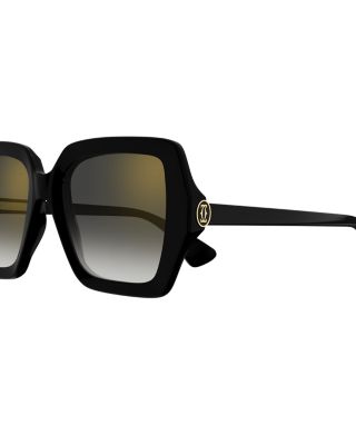 Double C Square Sunglasses, 54mm