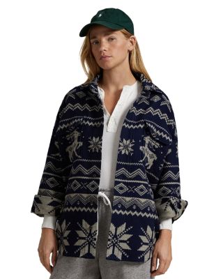 louren cotton jacquard over shirt