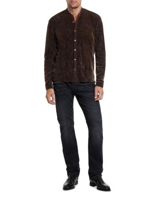 Valencia Regular Fit Velour Burnout Shirt