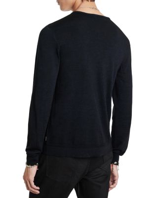 Eren Regular Fit Wool Blend Henley Tee  