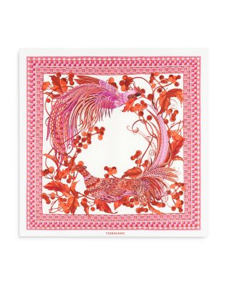 FERRAGAMO - Animal Silk Scarf