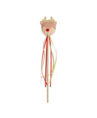  Girls' Reindeer Christmas Wand - Ages 3+ Years