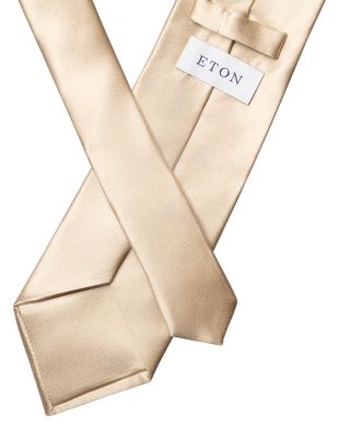 Solid Satin Silk Tie
