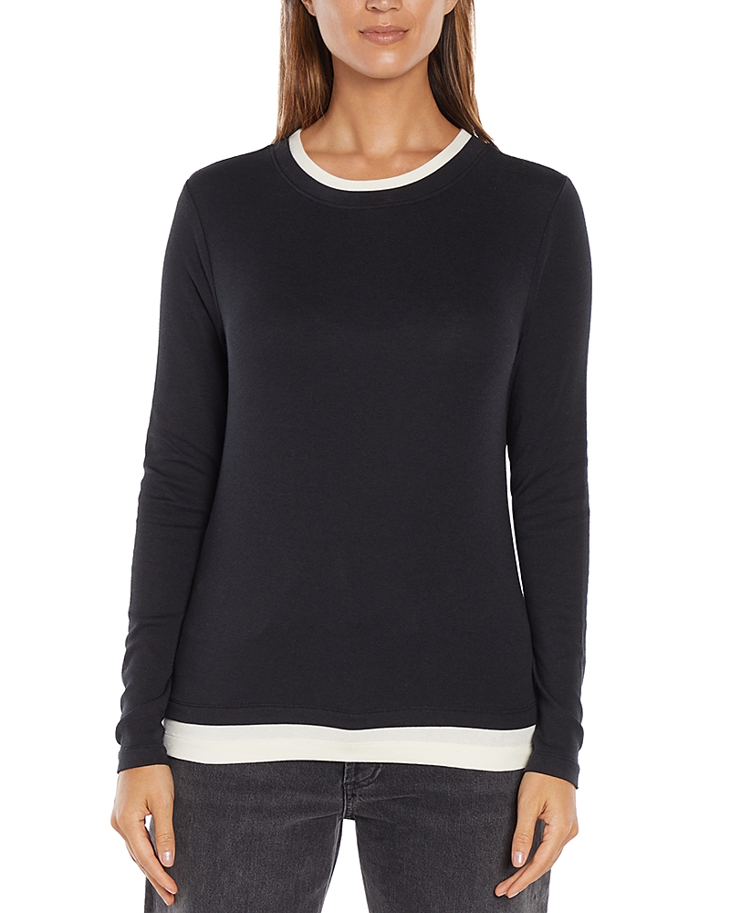 Three Dots Veronica Layered Long Sleeve Tee