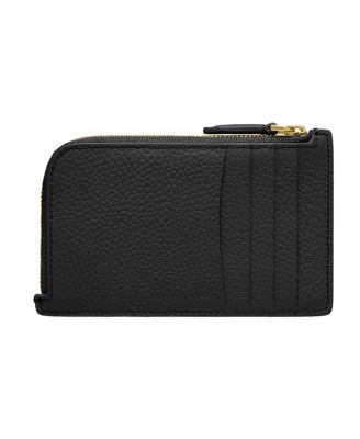 Leather Zip Card Holder