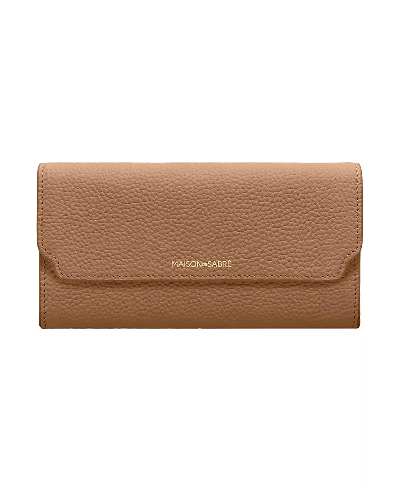 Maison de SABRE Long Leather Flap Wallet