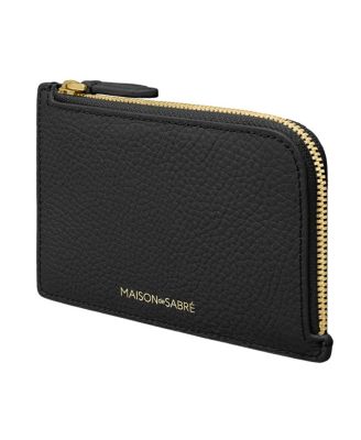 Leather Zip Card Holder