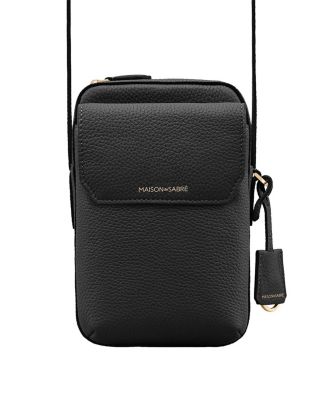 Leather Zip Phone Pouch