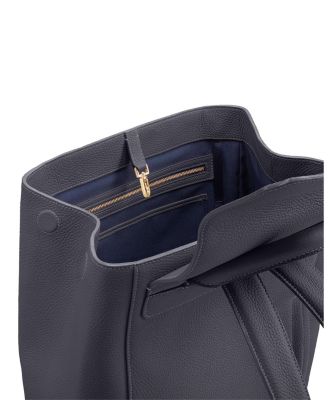 Large Leather Soft Backpack