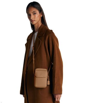 Leather Zip Phone Pouch