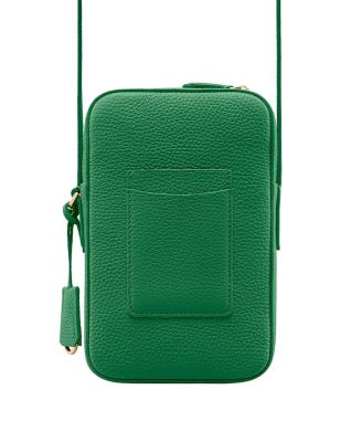 Leather Zip Phone Pouch