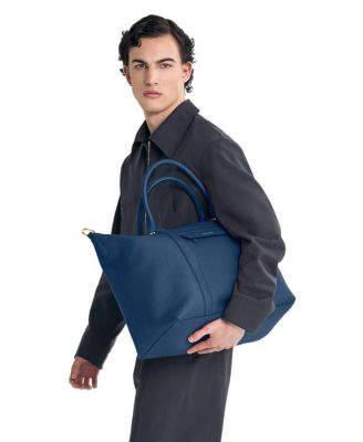 Large Leather Weekender Bag