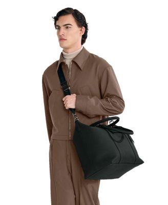 Large Leather Weekender Bag