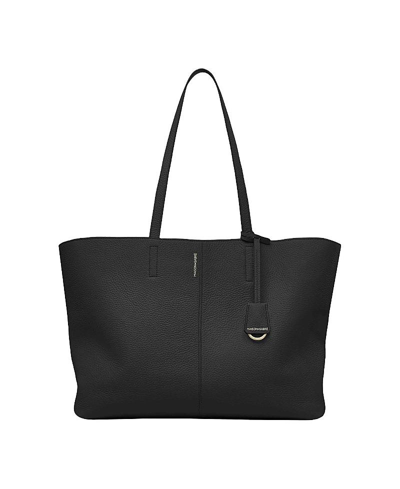 Maison de SABRE Large Leather Zipped Soft Tote