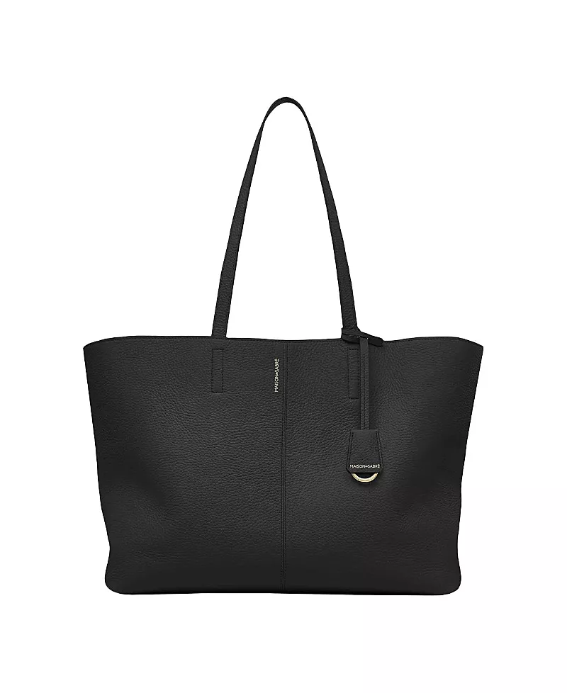 Maison de SABRE Large Leather Zipped Soft Tote