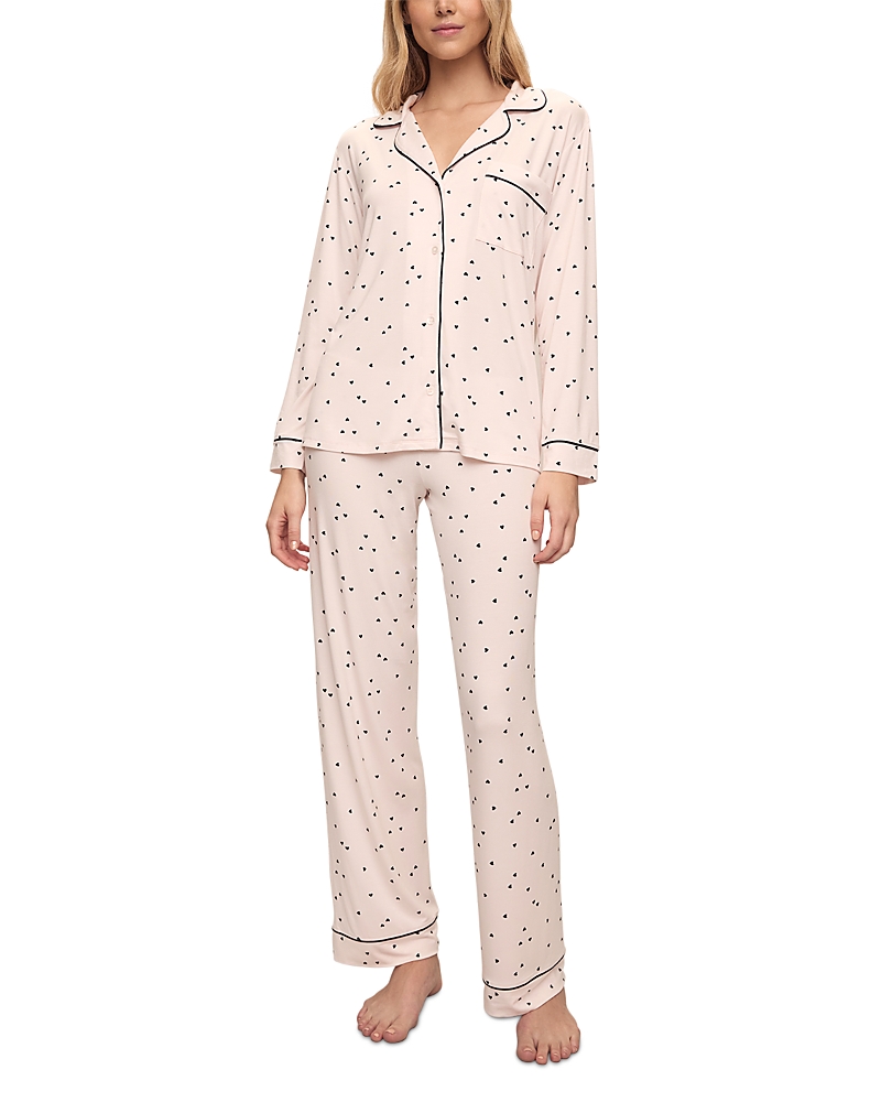 Eberjey Gisele Printed Long Pajama Set