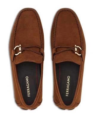 Men's Gancini Suede Loafers