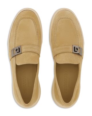 Men&#39;s Brad Hybrid Suede Sneakers with Hug Buckle