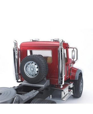  1/16 Mack Granite Flatbed Truck w/ Low Loader & Loader Backhoe - Ages 5-7