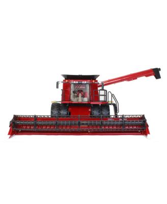  1/16 Big Farm Case IH Combine with Grain & Corn Heads 5-7 - Ages 5-7