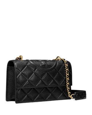 Small Fleming Leather Shoulder Bag