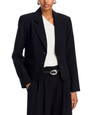 AQUA - Crepe Button Blazer - Exclusive