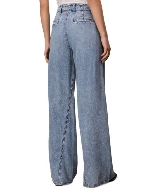 Featherweight High Rise Wide Leg Jeans in Annie