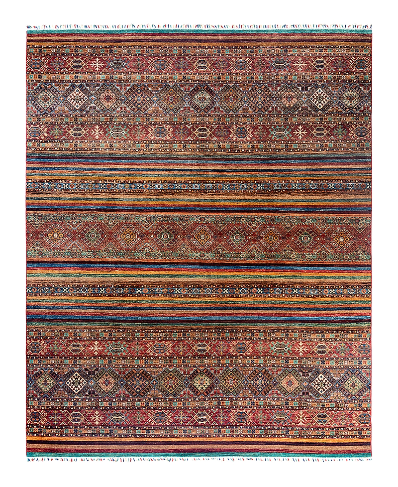 Bloomingdale's Tribal M1999 Area Rug, 8'2 X 10'3 In Red